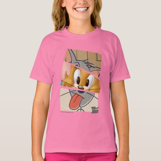 Camiseta Tom E Jerry | Tom E Jerry Mashup (Frente)