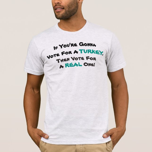 Camiseta Tom Gobbler Para PREZ! v 2.1 (Frente)