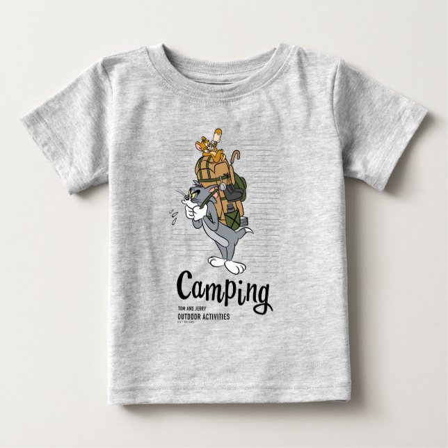 Camiseta Tom & Jerry Camping (Frente)