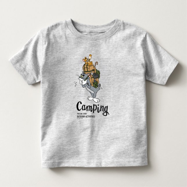 Camiseta Tom & Jerry Camping (Frente)