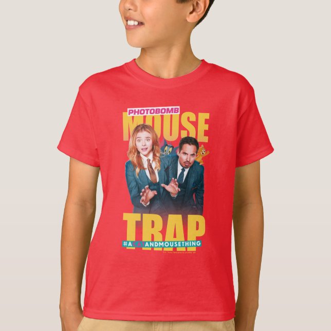 Camiseta Tom & Jerry com Kayla e Terrance - Armadilha de Mo (Frente)