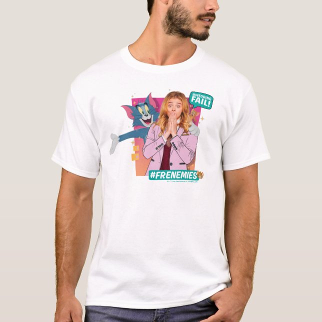 Camiseta Tom & Jerry Com Kayla - Franceses (Frente)