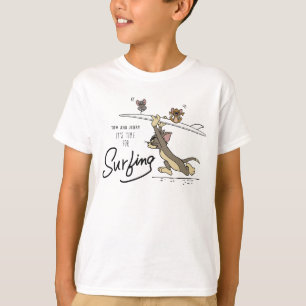 Camiseta Tom & Jerry "É hora de surfar"