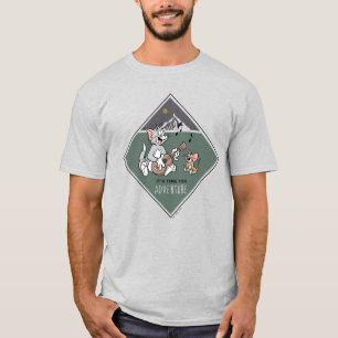 Camiseta Tom & Jerry "Está na hora da aventura"
