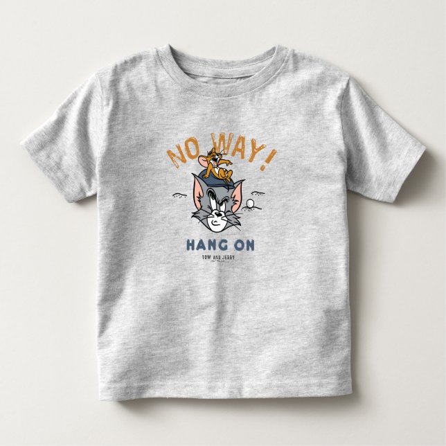 Camiseta Tom & Jerry Golfing "De Maneira Nenhuma" (Frente)