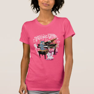 Camiseta Tom & Jerry Jogam Piano - Felino Bom