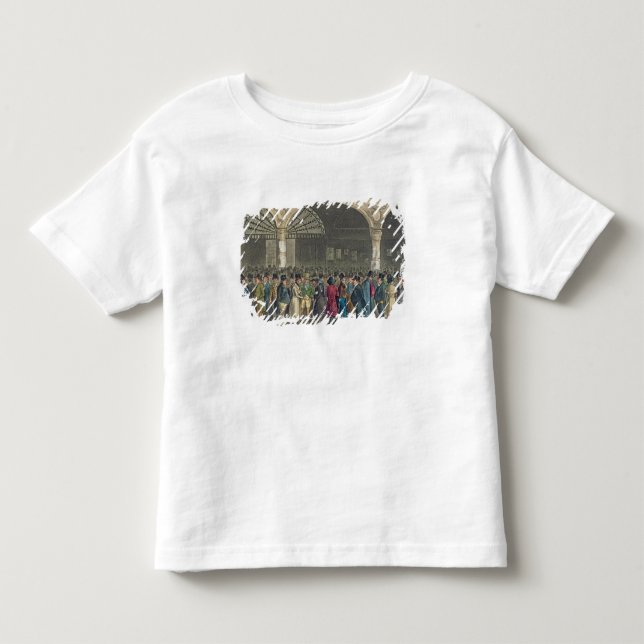 Camiseta Tom & Jerry que visitam a bolsa de valores, 'de (Frente)