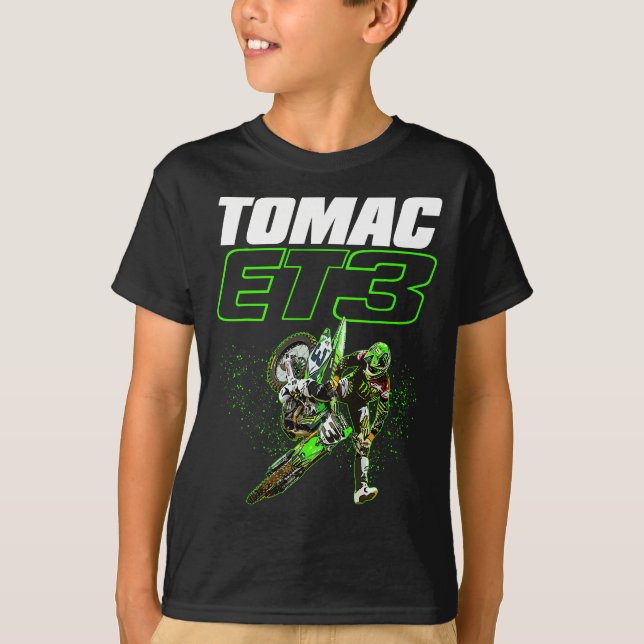 Camiseta Tomac Motocross ET3 Supercross Tee (Frente)