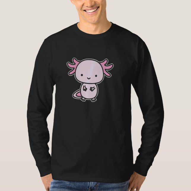 Camiseta Tomada De Dentro Axolotl A Ver-Te Andando De Peixe (Frente)