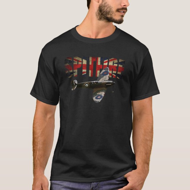 Camiseta Tomada de União de Avião de Combatente do Supermar (Frente)