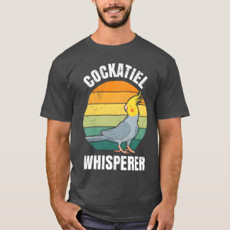 Camiseta Tomadas de sobrevoo das aves do Cockatiel Whispere
