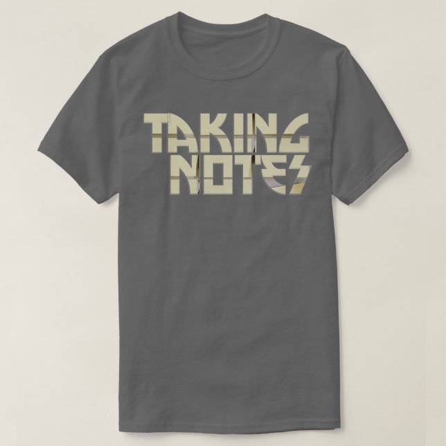 Camiseta Tomando Notas (Frente do Design)