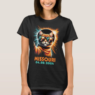 Camiseta Tomando Um Eclipse Solar Total Selfie 2024 Missour