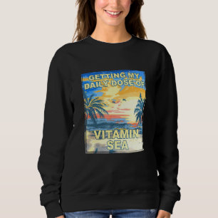 Camiseta Tomar A Minha Dose Diária De Vitamina Sea Beach Bu