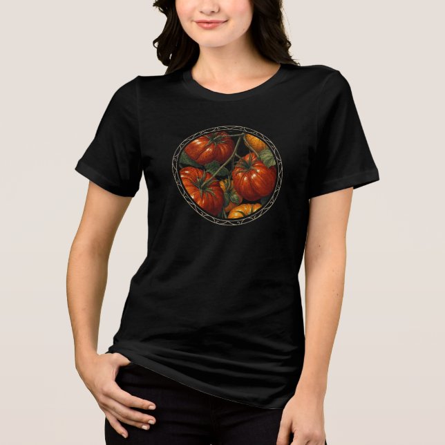 Camiseta Tomate Antigo Botânico (Frente)