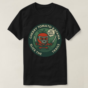 Camiseta Tomate Cereja Guerreiro Fofo Tema Japonês