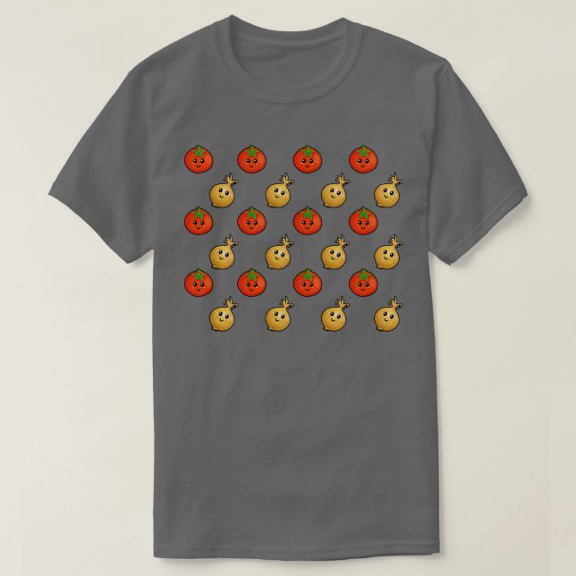 Camiseta Tomate Cinto E Cebolas (Frente do Design)