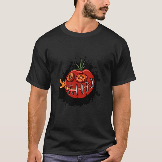 Camiseta Tomate Engraçado Adora Tomates Ketchup Presente Id (Frente)