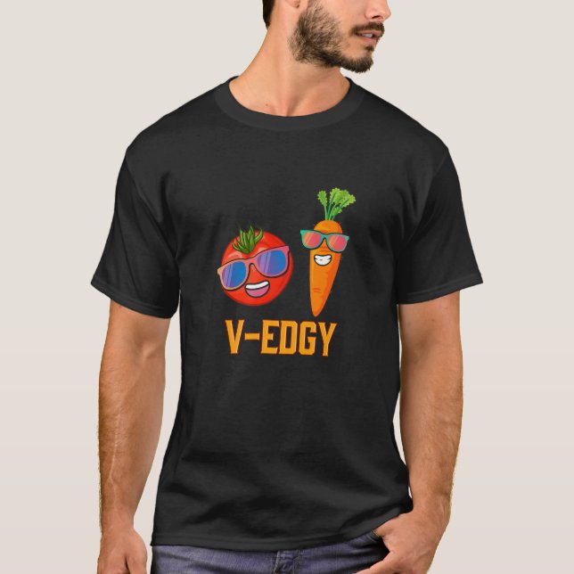 Camiseta Tomate Engraçado E Cultivo De Cenoura Cultivo Vege (Frente)