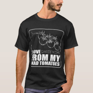 Camiseta Tomates Da Minha Cabeça Piada Engraçada de Legume