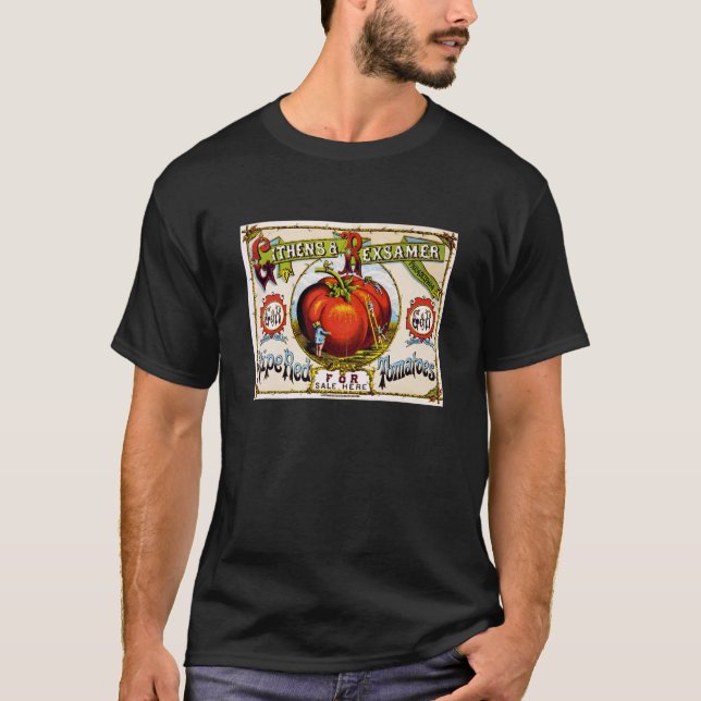 Camiseta Tomates De Corrida Vermelha Para Venda - Anúncio D (Frente)