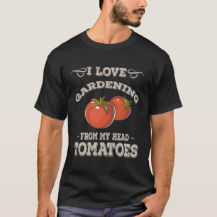 Camiseta Tomates para cultivo de jardinagem
