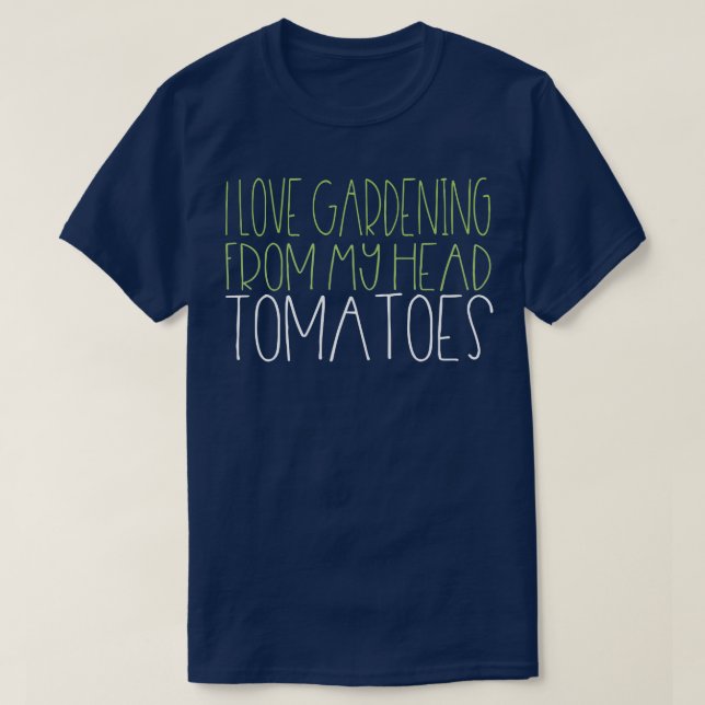 Camiseta Tomates para jardinagem 5 (Frente do Design)