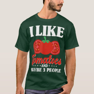 Camiseta Tomates Vegans Jardins Hortícolas