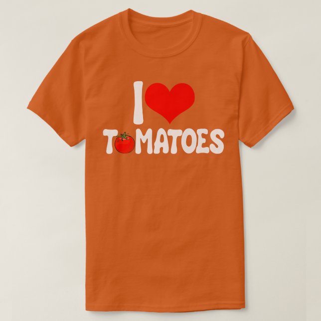 Camiseta Tomates Vegans Jardins Hortícolas (Frente do Design)