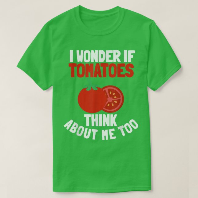 Camiseta Tomates Vegans Jardins Hortícolas (Frente do Design)