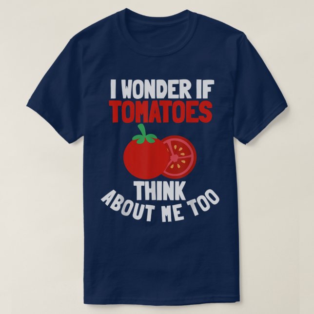 Camiseta Tomates Vegans Jardins Hortícolas (Frente do Design)