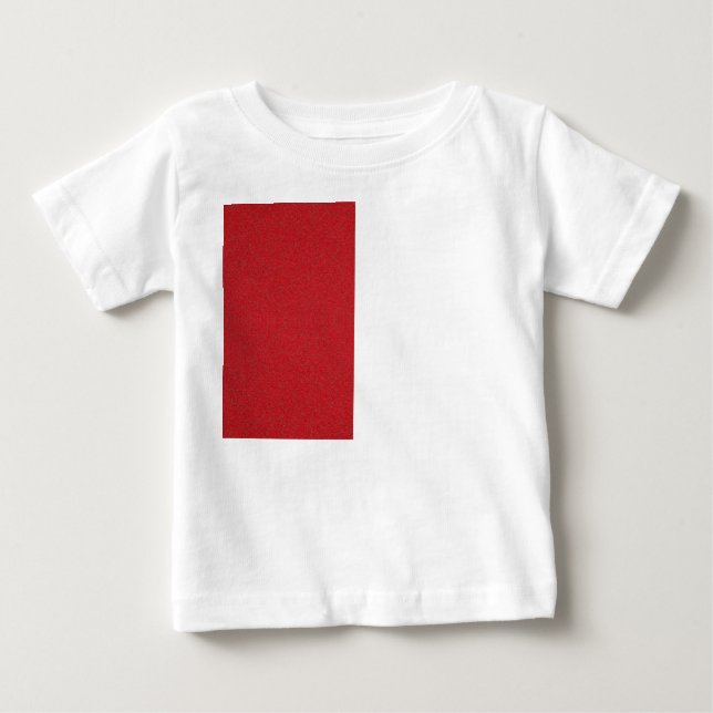 Camiseta Tomato Red Vertical Block Baby Tee - Personalizáve (Frente)