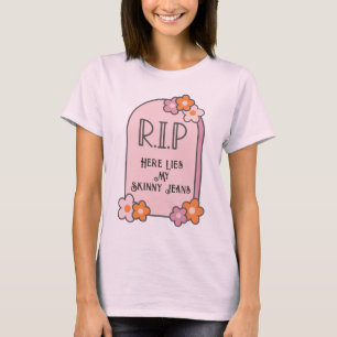 Camiseta Tombstone para Jeans magros