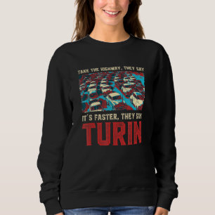 Camiseta Tome A Rodovia Turim Memes Itália Trend Traffic C