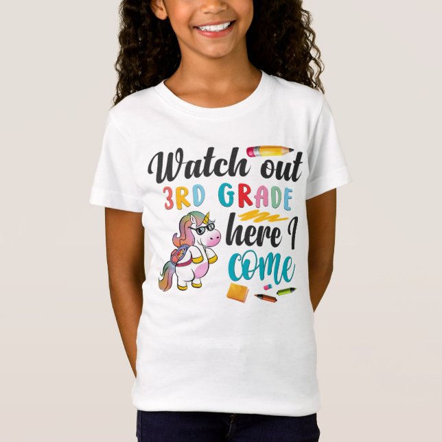 Camiseta Tome Cuidado 3º Ano Aqui Vou Eu (Frente)
