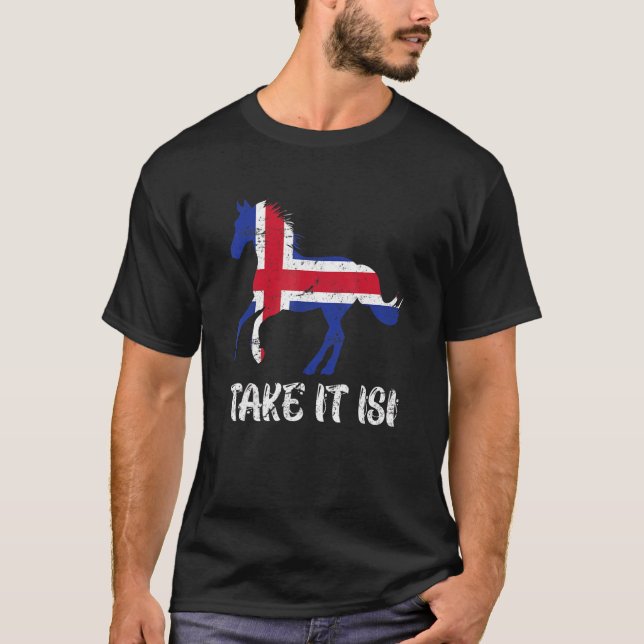 Camiseta Tome-O Cavalo Islandês Isi (Frente)