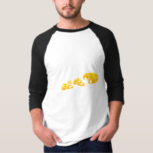Camiseta Tome-o Cheesy - Impressão de queijo divertido para