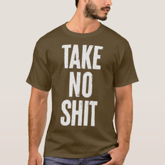 Camiseta Tome o Design de Tipografia de Estilo sem Estilo E