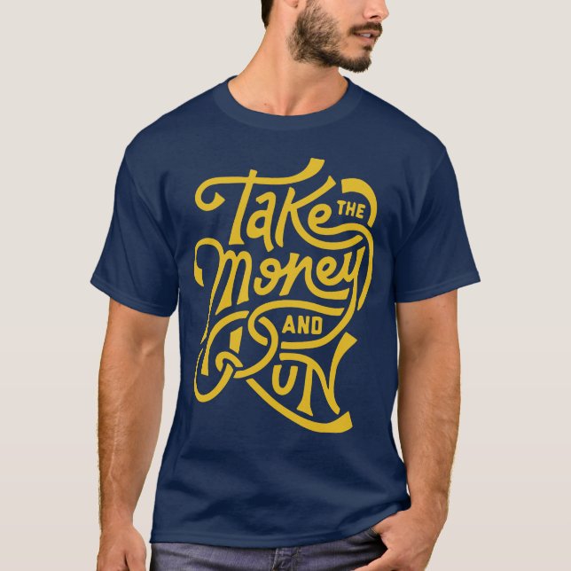 Camiseta tome o dinheiro e funcione 2 (Frente)
