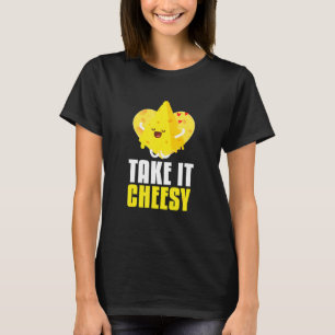 Camiseta Tome Queijo I Leite Comida Queijo Leite Gato Cook