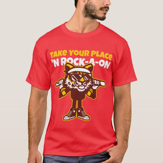 Camiseta Tome Seu Lugar ‘N Rock-A-O-N 4 (Frente)