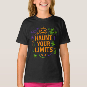Camiseta Tome Seus Limites De Neon Halloween