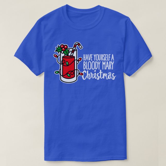Camiseta Tome sua maldita Feliz de Natal engraçado (Frente do Design)