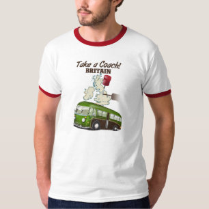 Camiseta Tome um poster das viagens vintage de Grâ Bretanh