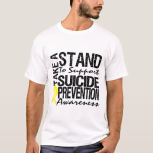 Camiseta Tome um suporte à prevenção do suicídio do apoio
