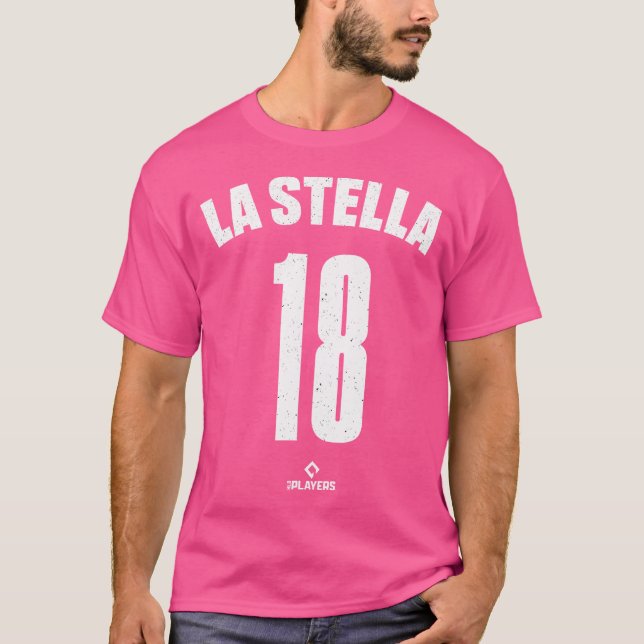 Camiseta Tommy La Stella 18 Mlbpa San Francisco Major Leagu (Frente)