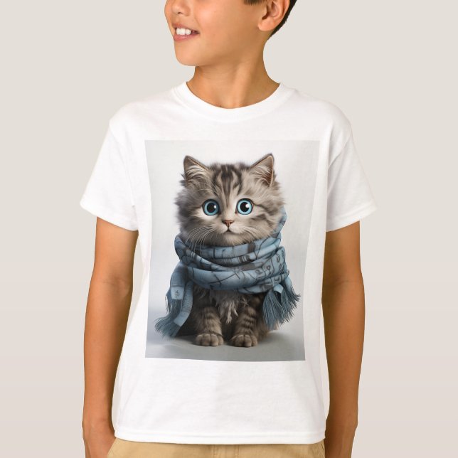 Camiseta Tommy, o Gato de Tabby mais fofo (Frente)