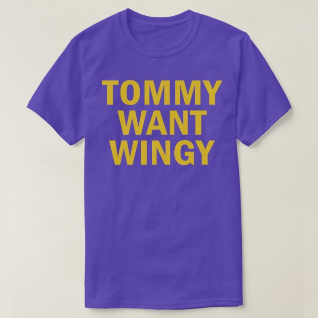 Camiseta Tommy Quer Wingy (Frente do Design)