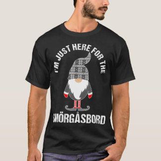 Camiseta Tomte Papais noeis Scandinávia Gnomo Smorgasbord C