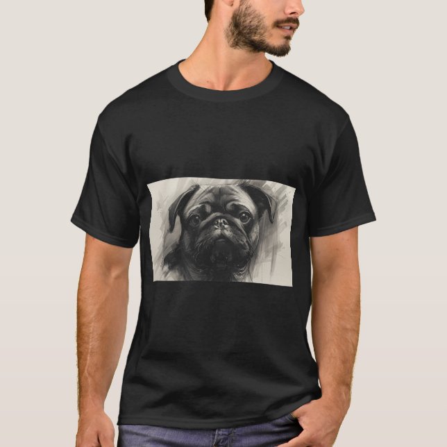 Camiseta Tonalidade Pug (Frente)